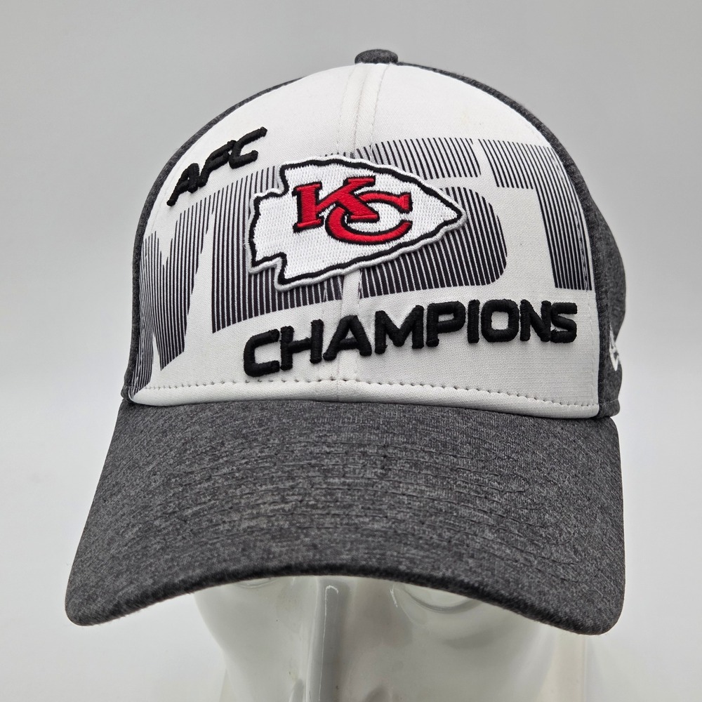 New Era Mens OSFM Kansas City Chiefs AFC West Champions Hat 9Forty NFL Adj Logo